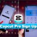 capcut pro sign up