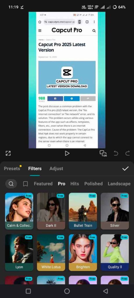 Capcut mod apk latest version