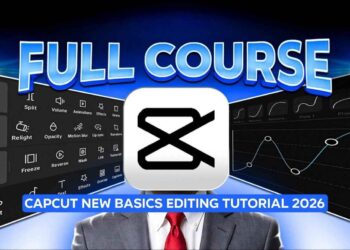 Capcut New Basics Editing Tutorial 2026
